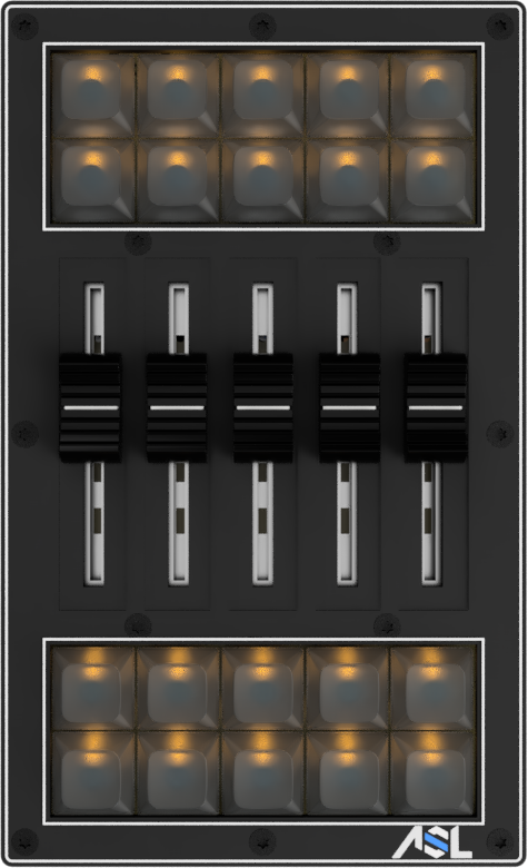 Buttons5x4+Faders_Led